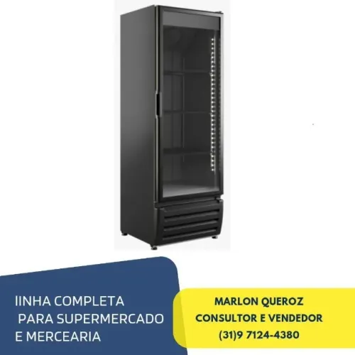 Cervejeira 500L Braslar 220v Porta de Vidro
