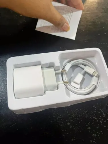 Carregador Turbo 20W p/ iPhone + Cabo (Novo/Lacrado)