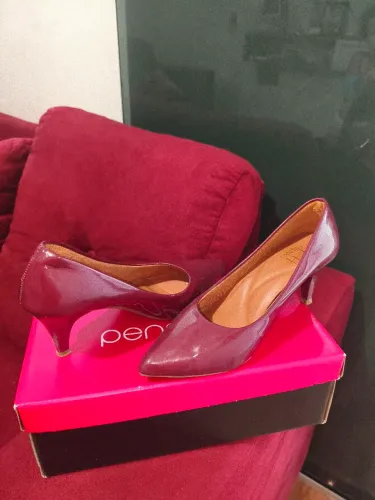 Salto alto, Tam 34, usado apenas 1 vez 