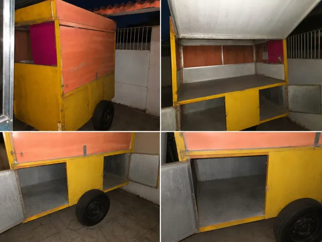 Carrinho / Reboque de Lanches e Salgados Grande (Ótimo Estado)