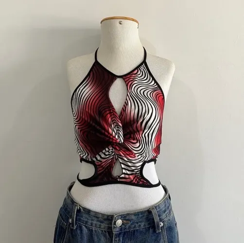 Cropped vermelho