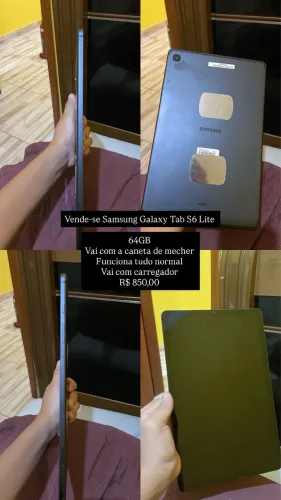 Vende-se Galaxy Tab S6 Lite