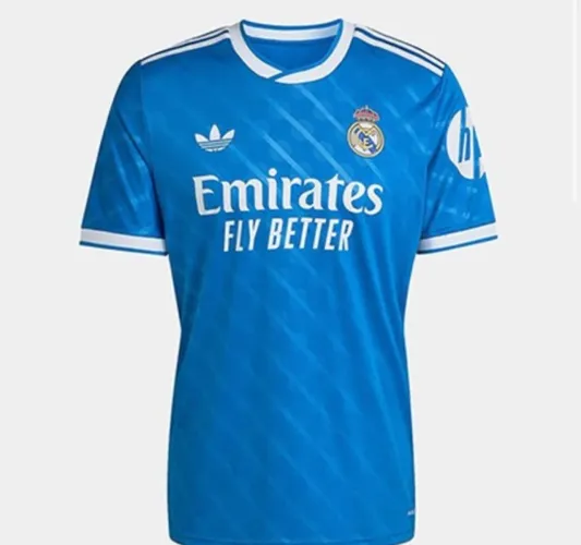 Camisa Real Madrid Third 25/26 Adidas Masculina - Azul | Nova