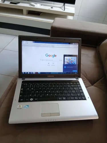 Notebook Samsung funcionando normalmente