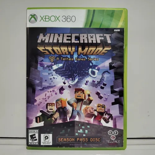 Minecraft Story Mode Xbox 360 Original Season Pass Mídia Física Seminovo Americano