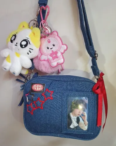 BOLSA DE ALÇA JEANS 