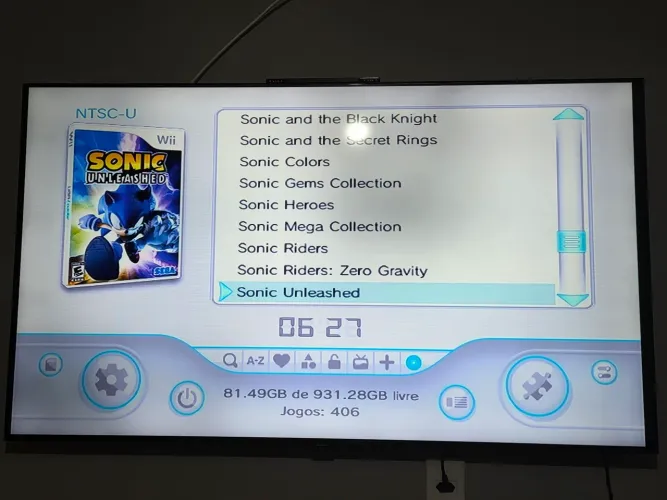 HD 1tb + de 430 jogos de Wii e Gamecube + de 4500 de emuladores