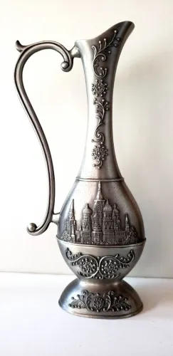 Coleção Chinesa de Vaso de Bronze Esculpido á Mão