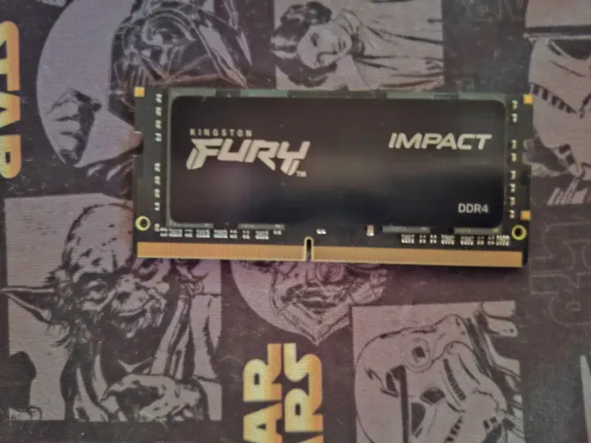 Memória Notebook Kingston Fury Impact 16GB DDR4 3200 Mhz - Preto<br>