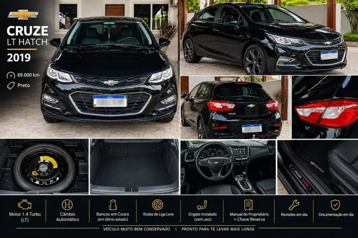 Chevrolet Cruze Sport LT 1.4 16V TB Flex 5P Aut. 2019