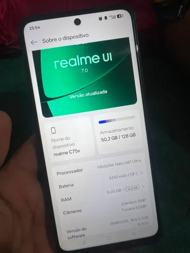 Realme C75X novo