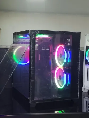 Gabinete Gamer Aquário Preto