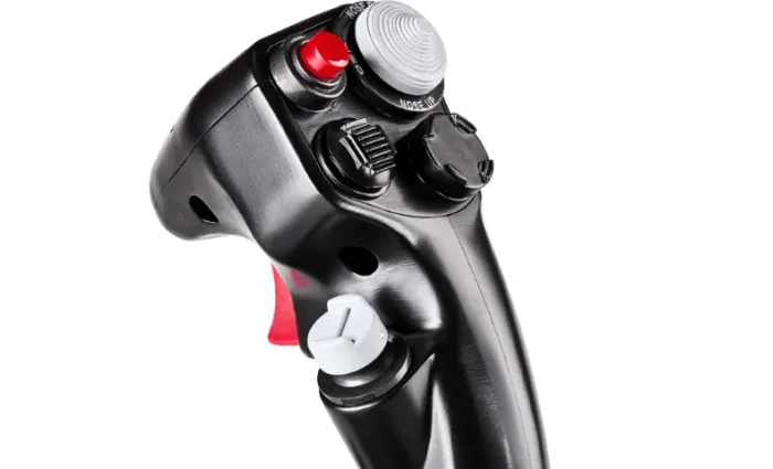 Grip F-16C Thustmaster Lacrado - Só o Grip - Compatível com bases Thrustmaster e Vipiler