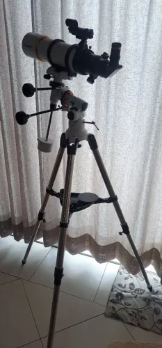 Telescópio Refrator 90mm SVBONY SV48P + EQ3