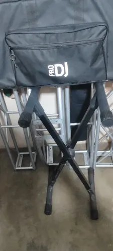 Base e bolsa controladora e teclado