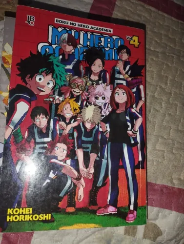 MANGÁ MY HERO ACADEMIA VOL.4 USADO (com avarias) 