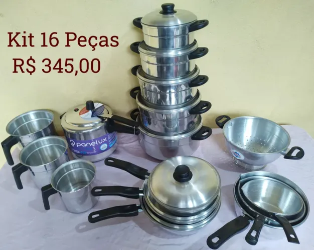Panelas, Kit 16 Peças