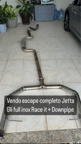 Escape full inox + dowpipe Jetta gli 