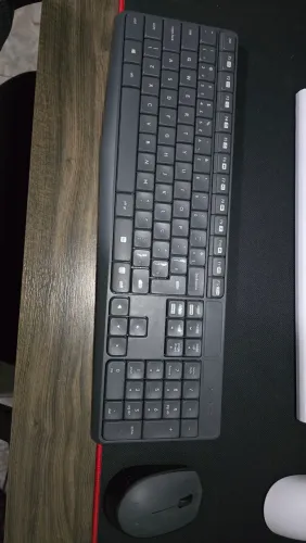 Teclado e mouse logitech sem fio