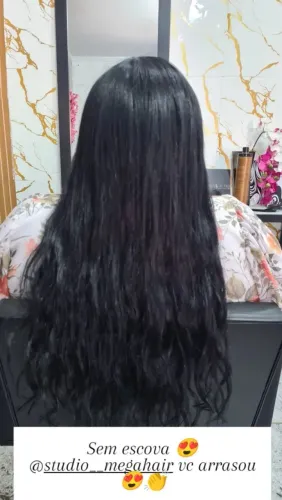 Mega hair 3 telas 65 cm cabelo humano 