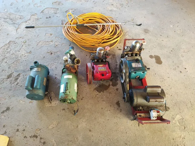 Bomba de água para irrigação e pulverizador
