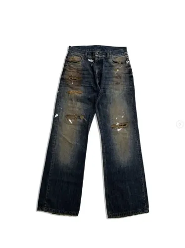 UKIO KAGE REPAIR BOOTCUT JEANS (40)