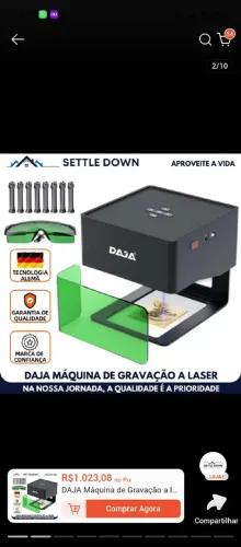 Máquina a laser marca daja