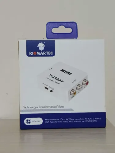 Mini Conversor VGA para AV RCA - VGA2AV