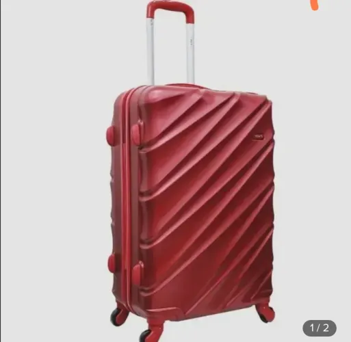 Mala grande 18 kg ynks nova nunca usada cor vermelha bordô