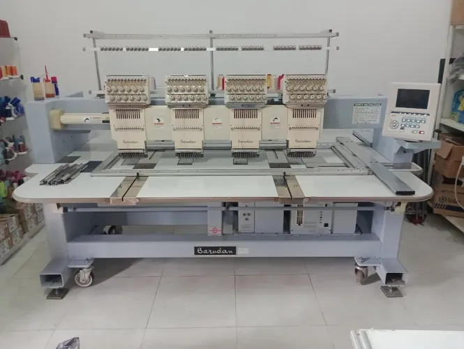 Máquina bordar barudan 4 cabeças