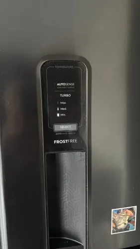 Geladeira Electrolux Frost Free 380L AutoSense Inverter Black Inox Look (IF41B)