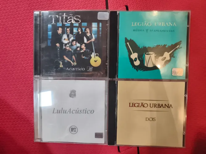 Lote 4 CDs Originais Anos 90 - Legião Urbana, Titãs e Lulu Santos