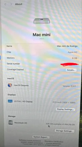 Mac Mini M2 (2023) - 512GB SSD (O Mais Rápido) + Teclado e Cabos