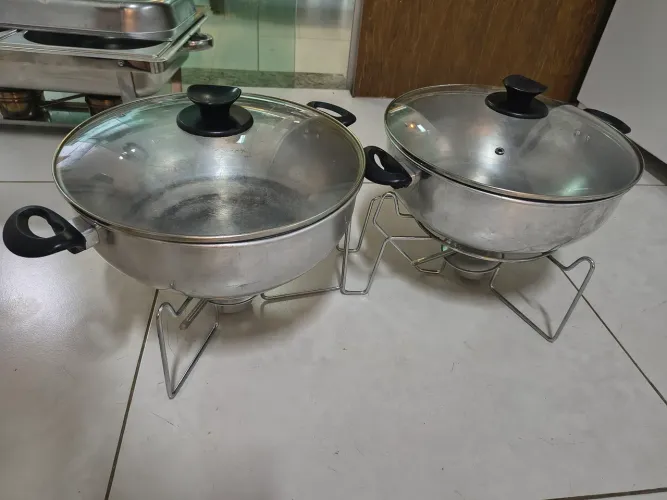 Kit Rechaud panelas buffet
