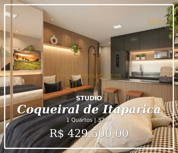 Studio contemporâneo em Coqueiral de Itaparica, a poucos minutos da praia