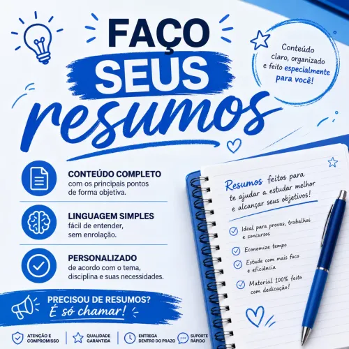 Faço Resumos Digitais Personalizados