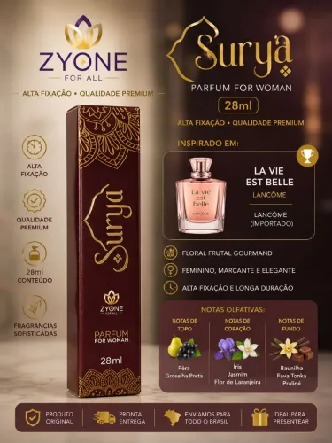 Perfumes 28ml Alta Fixação Inspirados nos Importados