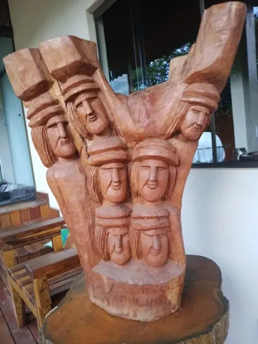Escultura única e rara de Mestre Zefa