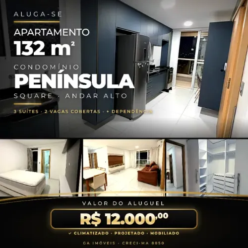 ALUGUEL PENÍNSULA SQUARE 132 M²