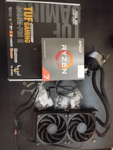 Ryzen 7 5700G + B450M + Water Cooler