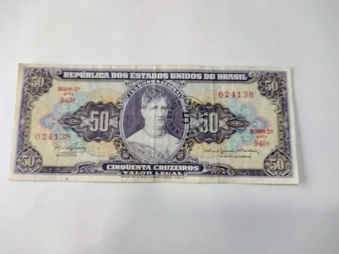 Cédula 50 cruzeiros 