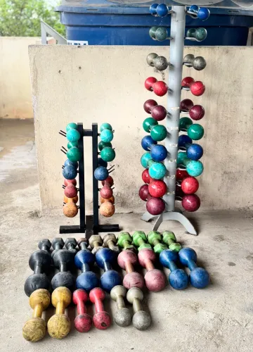 Torre de halteres / Halteres (Vendo de itens separados)