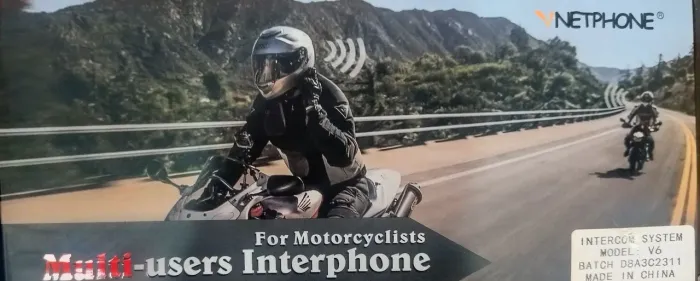 Intercomunicador V6 Bluetooth para Moto