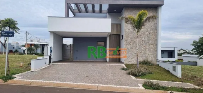 Casa com 3 dormitórios à venda, 201 m² por R$ 2.120.000,00 - Santorini Residencial Club -