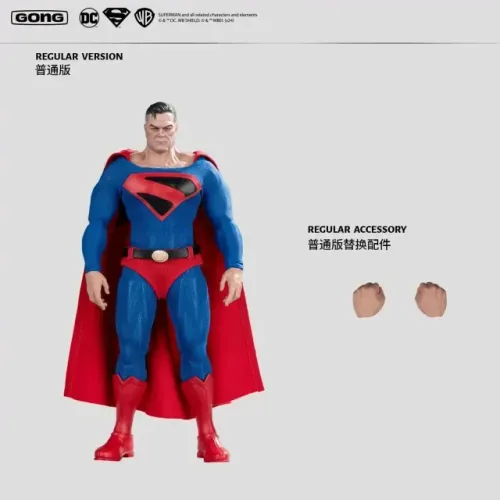 Superman Kingdom Come Alex Ross gong studio pop mart boneco figura 1/12