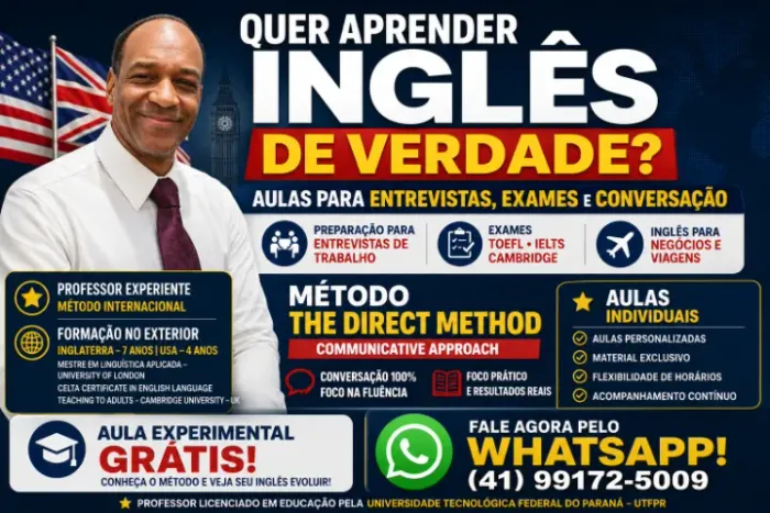 Aula de Inglês Individual