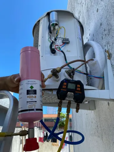 Recarga de gás ar condicionado 