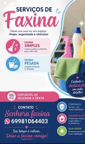 Serviço de faxina 