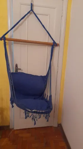 Cadeira de balanço tecido