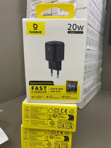 Carregador Turbo Baseus 20W Tipo-C